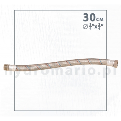 Łącze antywibracyjne 3/4 cala | 30 cm